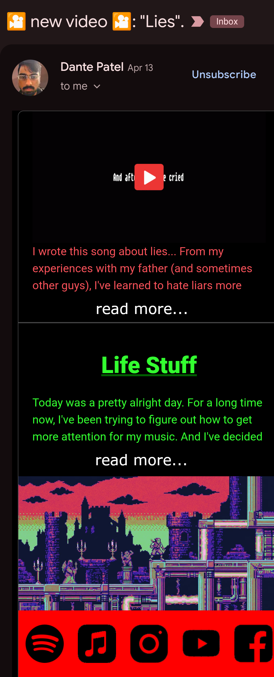 Email Example
